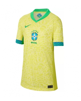 Brasile Maglia Gara Casa Repliche Copa America 2024 Donna